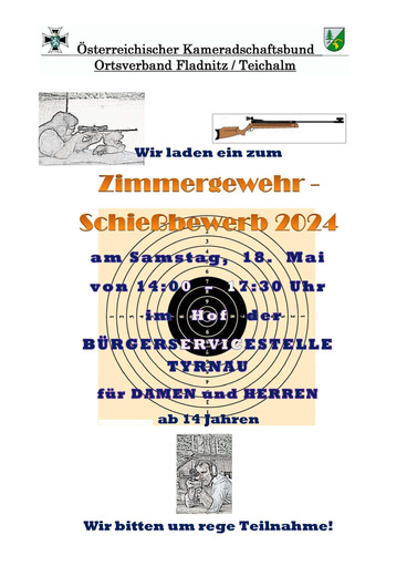 Zimmergewehrbewerb 2024 in Tyrnau