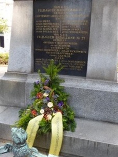 19.08.2023  FJgb9 - Traditionelles Gedenken beim Obelisken am Radetzkyspitz in Graz
